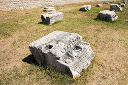 Nin - pozůstatky městských hradeb, Zadarská riviéra, Chorvatsko