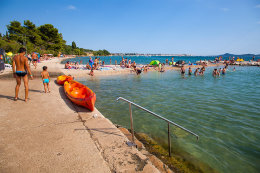 Sv. Filip i Jakov - oblázkové pláže, Chorvatsko