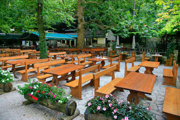 Omiš - restaurace, Chorvatsko