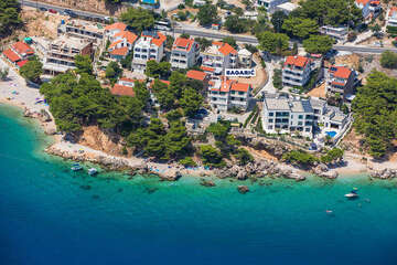 Apartmány Bagarić letecky, Medići, Chorvatsko