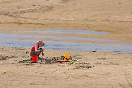 Rajska plaža, Lopar, ostrov Rab, Chorvatsko