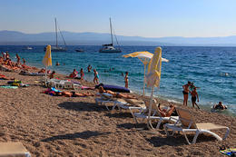 Zlatni rat, Bol, ostrov Brač, Chorvatsko