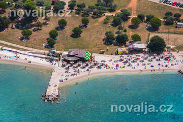 Fažana - letecký pohled, Istrie, Chorvatsko