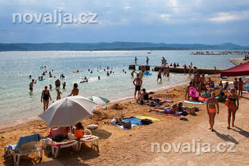 Sv. Filip i Jakov - písečná pláž, Chorvatsko