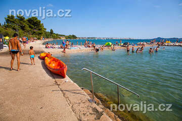 Sv. Filip i Jakov - oblázkové pláže, Chorvatsko