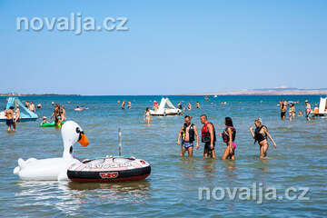 Nin - písečná pláž Ninska laguna, Zadarská riviéra, Chorvatsko