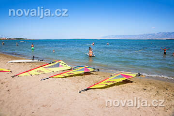 Nin - písečná pláž Ninska laguna, Zadarská riviéra, Chorvatsko