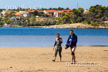 Nin - písečná pláž Ninska laguna, Zadarská riviéra, Chorvatsko