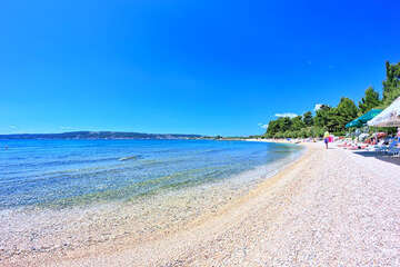 Kaštel Štafilić - pláže, Chorvatsko