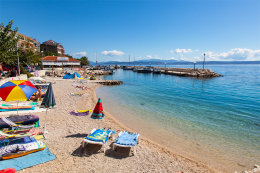 Apartmány Mandarina - oblázková pláž 80 m od domu, Podgora - Čaklje, Makarská riviéra, Chorvatsko