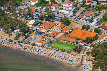 Rajska plaža - Lopar, ostrov Rab, Chorvatsko