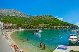 Drvenik - Gornja Vala, pláže, Makarská riviéra, Chorvatsko