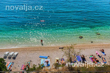 Drvenik - Gornja Vala, pláže, Makarská riviéra, Chorvatsko