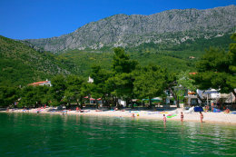 Drvenik - Gornja Vala, pláže, Makarská riviéra, Chorvatsko