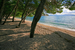 Drvenik - Gornja Vala, pláže, Makarská riviéra, Chorvatsko