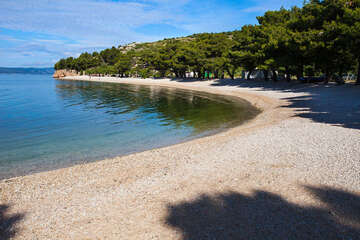 Živogošče Blato - oblázkové pláže, Makarská riviéra, Chorvatsko