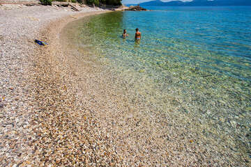 Apartmány Delfin - oblázková pláž 150 m od domu, Zaostrog, Makarská riviéra, Chorvatsko