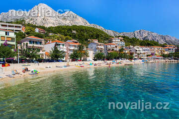 Podgora - Čaklje - oblázkové pláže, Makarská riviéra, Chorvatsko