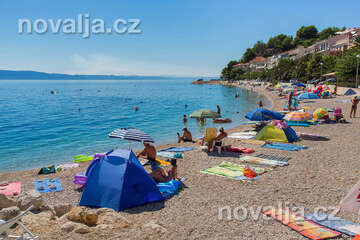 Podgora - Čaklje - oblázkové pláže, Makarská riviéra, Chorvatsko