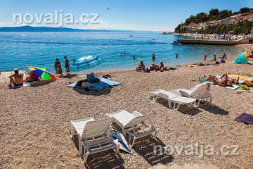 Podgora - Čaklje - oblázkové pláže, Makarská riviéra, Chorvatsko