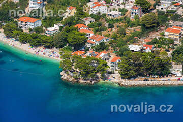 Živogošće - Porat - letecký pohled, Makarská riviéra, Chorvatsko