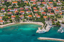 Apartmány Kiara, letecký pohled, Orebić, poloostrov Pelješac, Chorvatsko