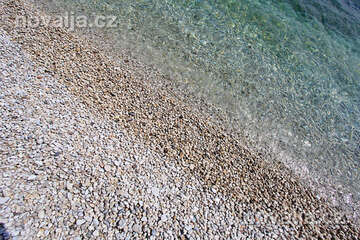 Zaostrog - pláž, Chorvatsko