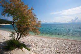 Zaostrog - pláž, Chorvatsko