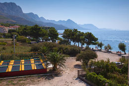 Živogošče Blato - trampolína, Makarská riviéra, Chorvatsko