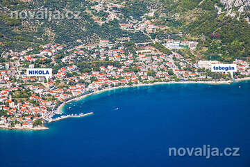 Gradac - tobogán, Makarská riviéra, Chorvatsko