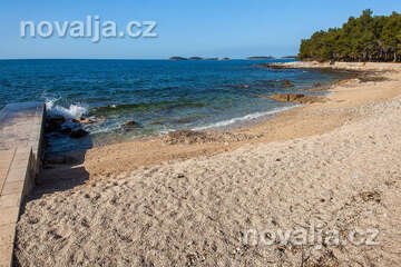 Rovinj - pláže, Istrie, Chorvatsko