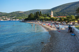 Vis - pláže, ostrov Vis, Chorvatsko