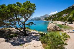 Apartmány Vese - oblázková pláž, Brela, Makarská riviéra, Chorvatsko