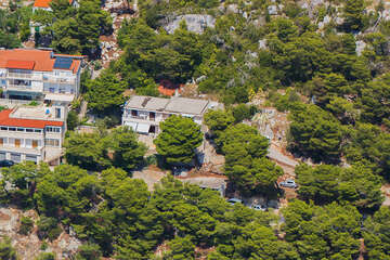 Apartmány Bratuš 11 - letecký pohled, Bratuš, Chorvatsko