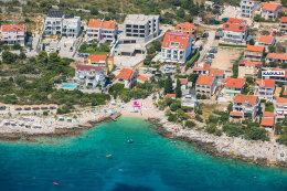 Apartmány Kadulja - letecký pohled, Zečevo Rogozničko, Šibenická riviéra, Chorvatsko