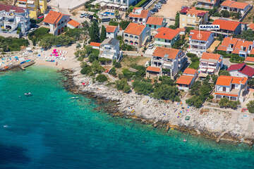 Apartmány Kadulja - letecký pohled, Zečevo Rogozničko, Šibenická riviéra, Chorvatsko