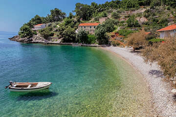 Jižní zátoky ostrova Hvar - zátoka s domem Antun a Jih 11, Chorvatsko