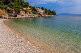 Apartmány Nevera - oblázková pláž, jižní zátoka ostrova Hvar, Chorvatsko