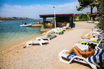 Apartmány Mira - oblázková pláž 370 m od domu, Stará Novalja, ostrov Pag, Chorvatsko