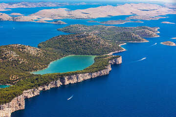 Přírodní park Telaščica, Dugi Otok, Chorvatsko