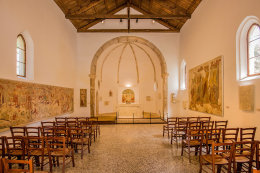 Národní park Brijuni - templářský kostel, Istrie, Chorvatsko