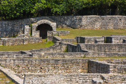 Národní park Brijuni - byzantské kastrum, Istrie, Chorvatsko