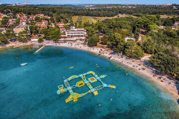 Mobilhomy Centinera, Pula-Banjole, poloostrov Istrie, Chorvatsko