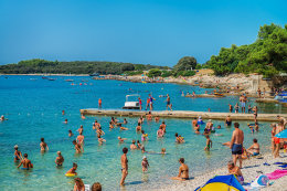 Resort Centinera *** - animační program (cvičení v moři), Pula-Banjole, poloostrov Istrie, Chorvatsko