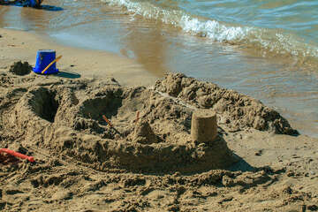 Stará Novalja - písečná pláž Planjka, osrov Pag, Chorvatsko