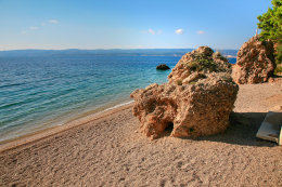 Apartmány Marinno - oblázková pláž, Mimice, Omišská riviéra, Chorvatsko