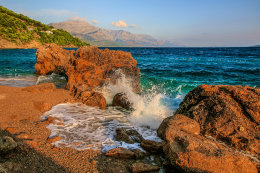 Apartmány Marinno - oblázková pláž, Mimice, Omišská riviéra, Chorvatsko