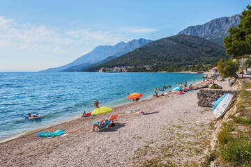 Zaostrog - pláže, Chorvatsko