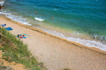 Hotel Plaža - oblázková pláž, město Pag, ostrov Pag, Chorvatsko