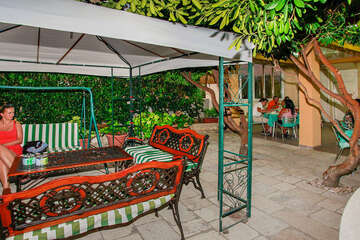 Penzion Moře - restaurace penzionu, město Pag, ostrov Pag, Chorvatsko